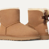UGG Mini Bailey Bow II Boot Chestnut 1016501