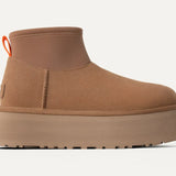 【5cm厚底】UGG  Classic Mini Dipper Boot Chestnut 1168170
