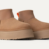 【5cm厚底】UGG  Classic Mini Dipper Boot Chestnut 1168170