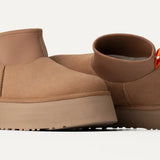 【5cm厚底】UGG  Classic Mini Dipper Boot Chestnut 1168170