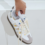 ADIDAS Samba OG Satin 'Floral Cloud White Clear Granite' HQ5155