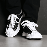 Maison Mihara Yasuhiro Blakey Sole Canvas Low Cut Black A08FW735-BLK