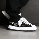 Maison Mihara Yasuhiro Blakey Sole Canvas Low Cut Black A08FW735-BLK