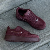 Nike Air Force 1 Low Burgundy Suede  勃根地酒紅 HV4406-600
