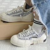 xVESSEL Canvas Low Top 'Grey' S23X06G 變色