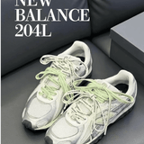 New Balance 204L Silver Metallic Sage Green U204LSWB