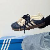 ADIDAS SAMBA OG 奶油海軍藍 JI3217
