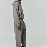 ESSENTIALS Classic Full Zip-Up Hoodie Homestead Heather