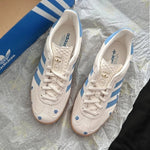 ADIDAS SAMBA OG 刺繡雛菊 藍白 - HADNUS