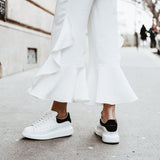 Alexander McQueen White Black - HADNUS