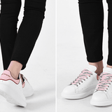 Alexander McQueen White Pink Carnelian Red