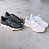 New Balance 327 White 白色焦糖底 - HADNUS