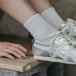 ONITSUKA TIGER MEXICO 66 LEATHER 銀白色 - HADNUS