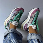 Sacai X Nike Vapor Waffle Purple Green - HADNUS